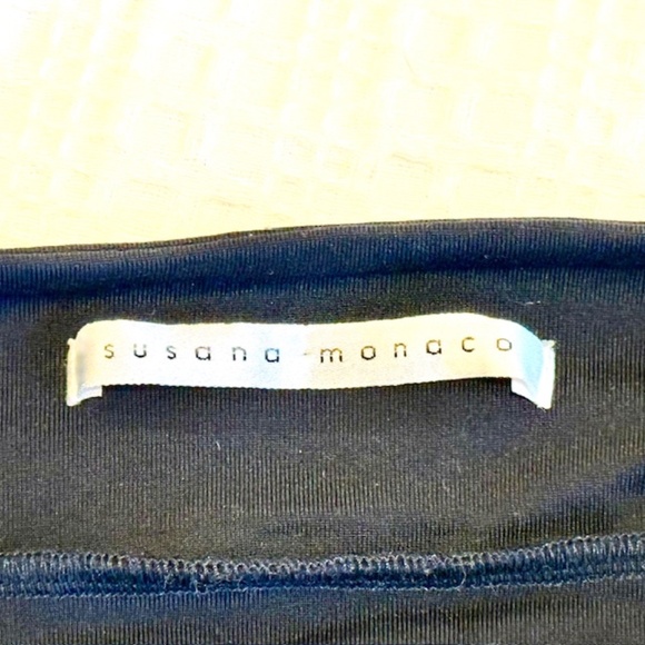 NWT Susana Monaco Navy Blue Dress Size Medium - Picture 4 of 10